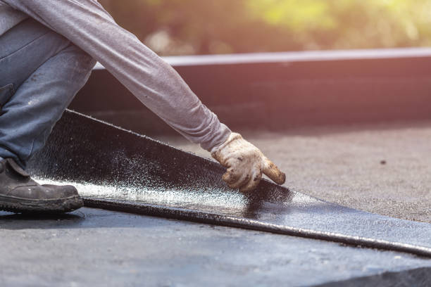 Professional Emergency Waterproofing technician working in Waterloo, WI